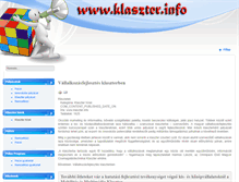 Tablet Screenshot of klaszter.info